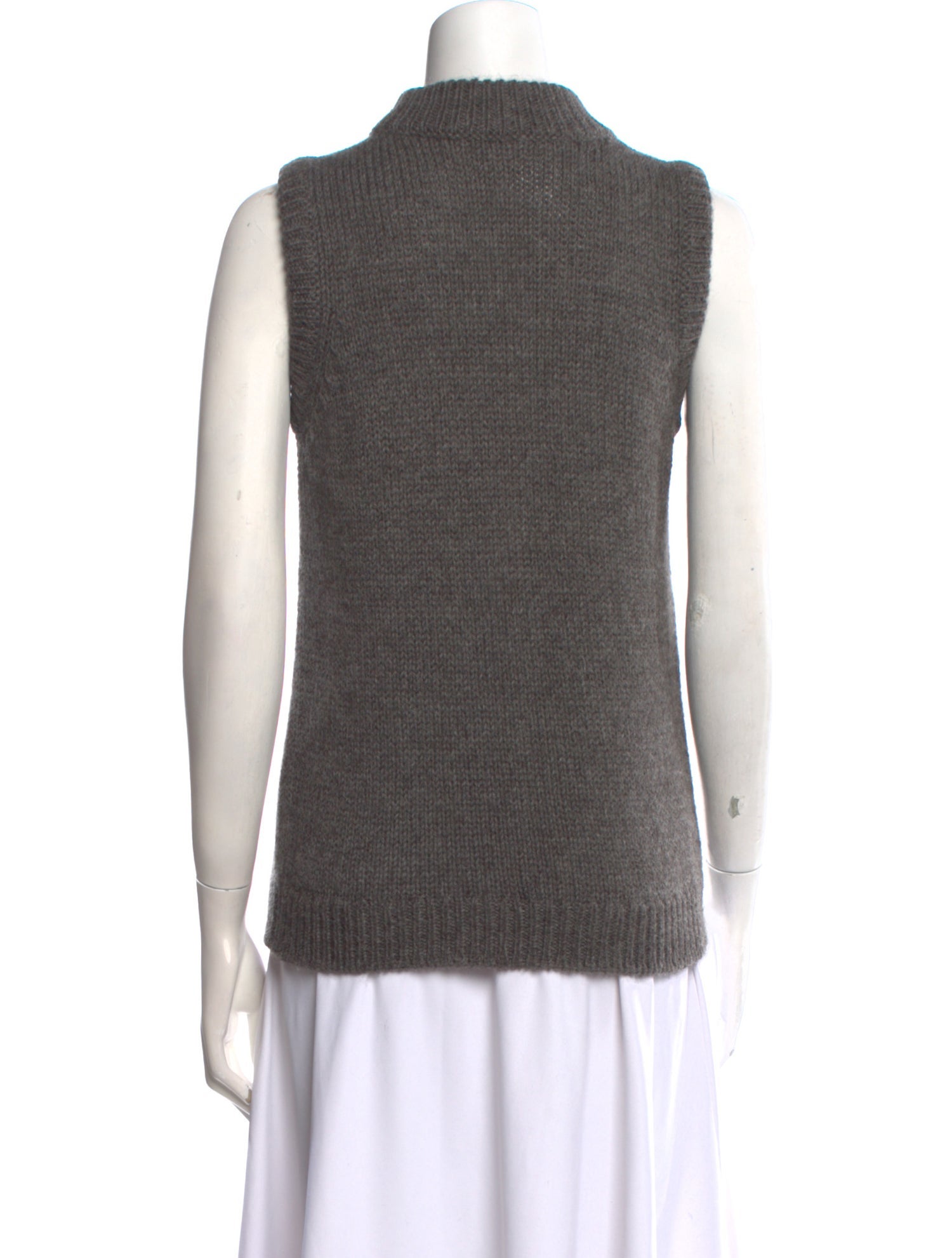 Isa Arfen Virgin Wool Turtleneck Sweater